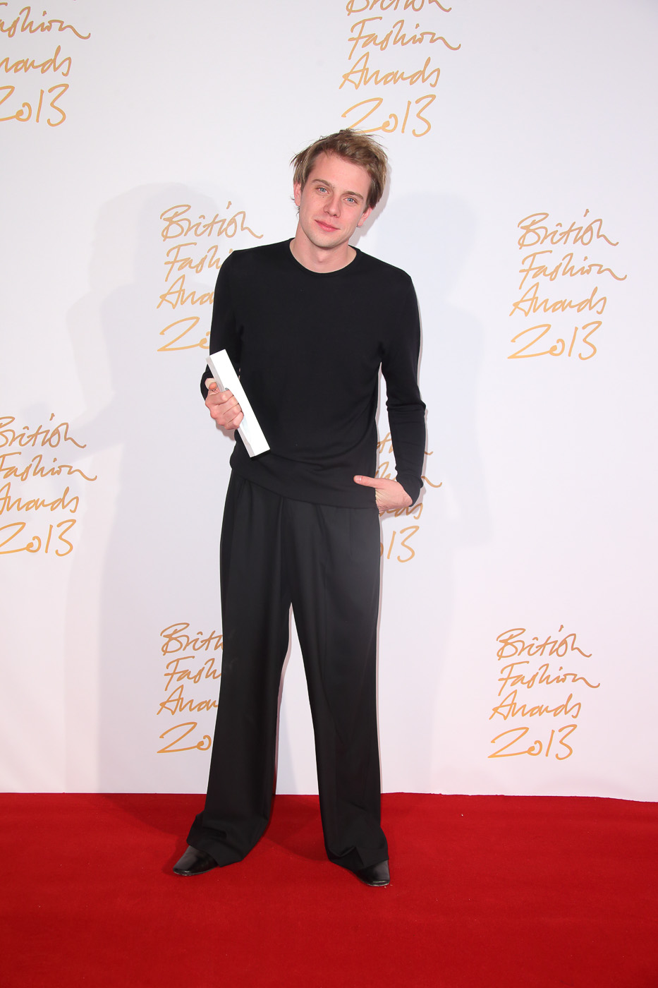 Jonathan Anderson and J.W Anderson The British Fashion Awards 2012 held at  The Savoy - arrivals London England - 27.11.12 Featuring: Jonathan Anderson  and J.W Anderson Where: London United Kingdom When: 27 Nov 2012 Stock Photo  - Alamy