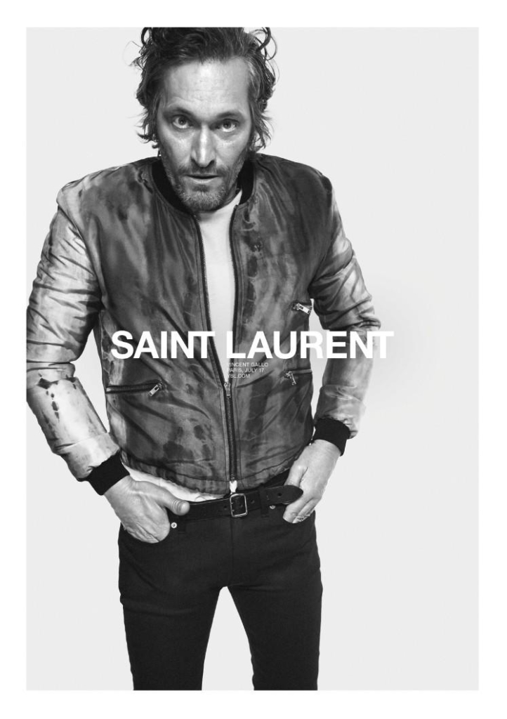Actor Vincent Gallo by David Sims for Saint Laurent Men SS18 | Client ...