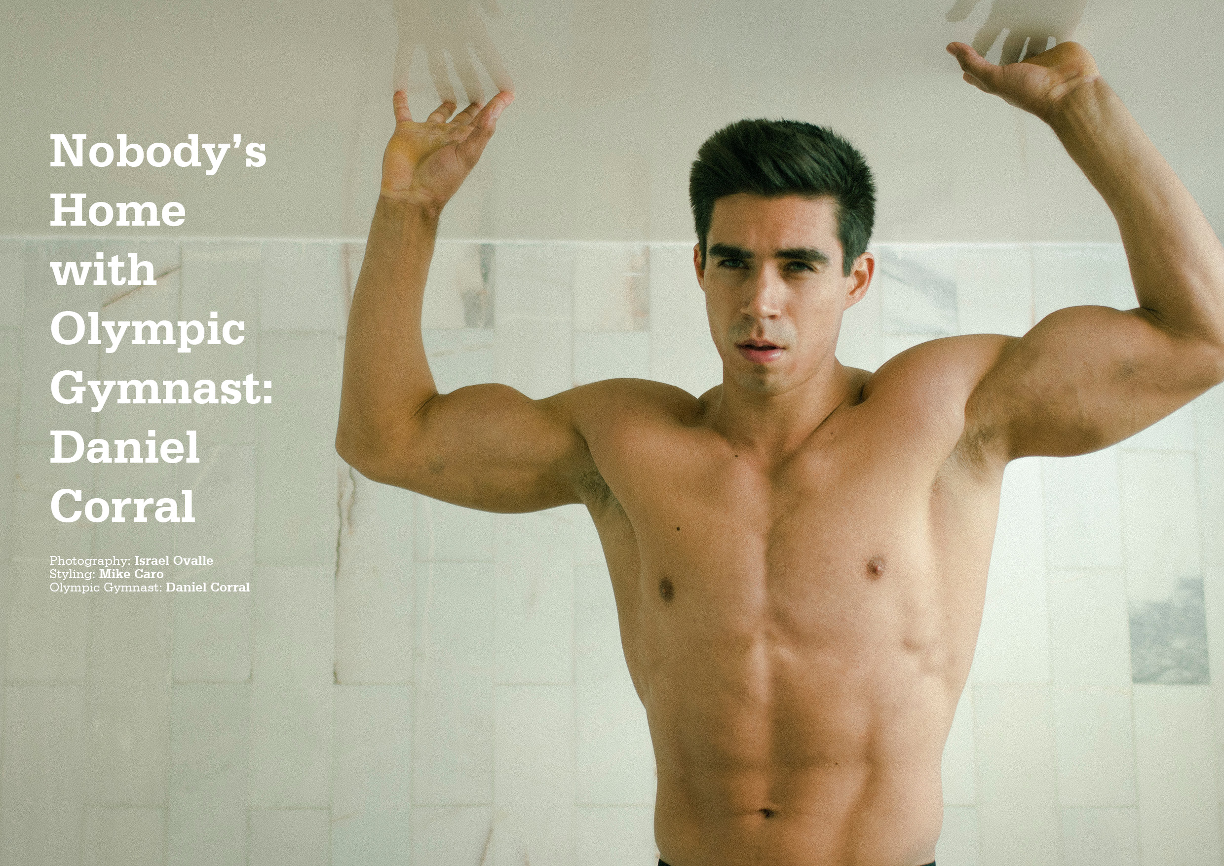 Olympic Gymnast Daniel Corral By Israel Ovalle For CLIENT Online Client Magazine